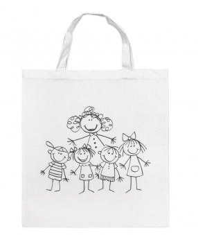 Cotton carrier bag to paint 38x42cm